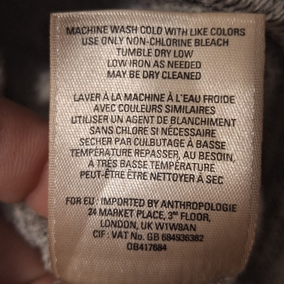 Anthropologie Saturday Sunday Womens Gray High Low Cowl Neck Pullover  XXS - Picture 8 of 8